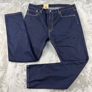 Levi's Jeans Mens 38x32 512 Slim Taper Dark Indigo Eco Ease Denim NEW